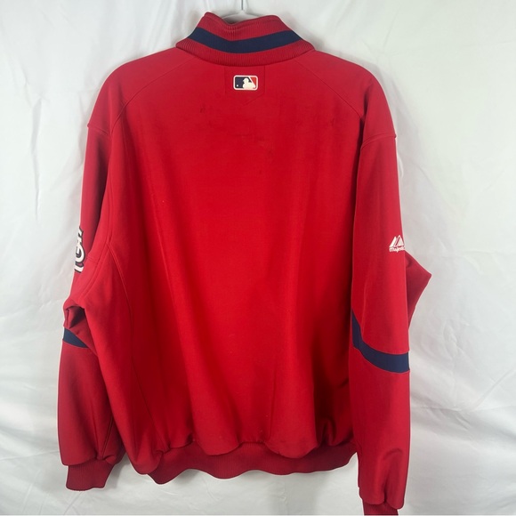 Majestic Authentic Red St Louis Cardinals Jacket - Picture 7 of 7